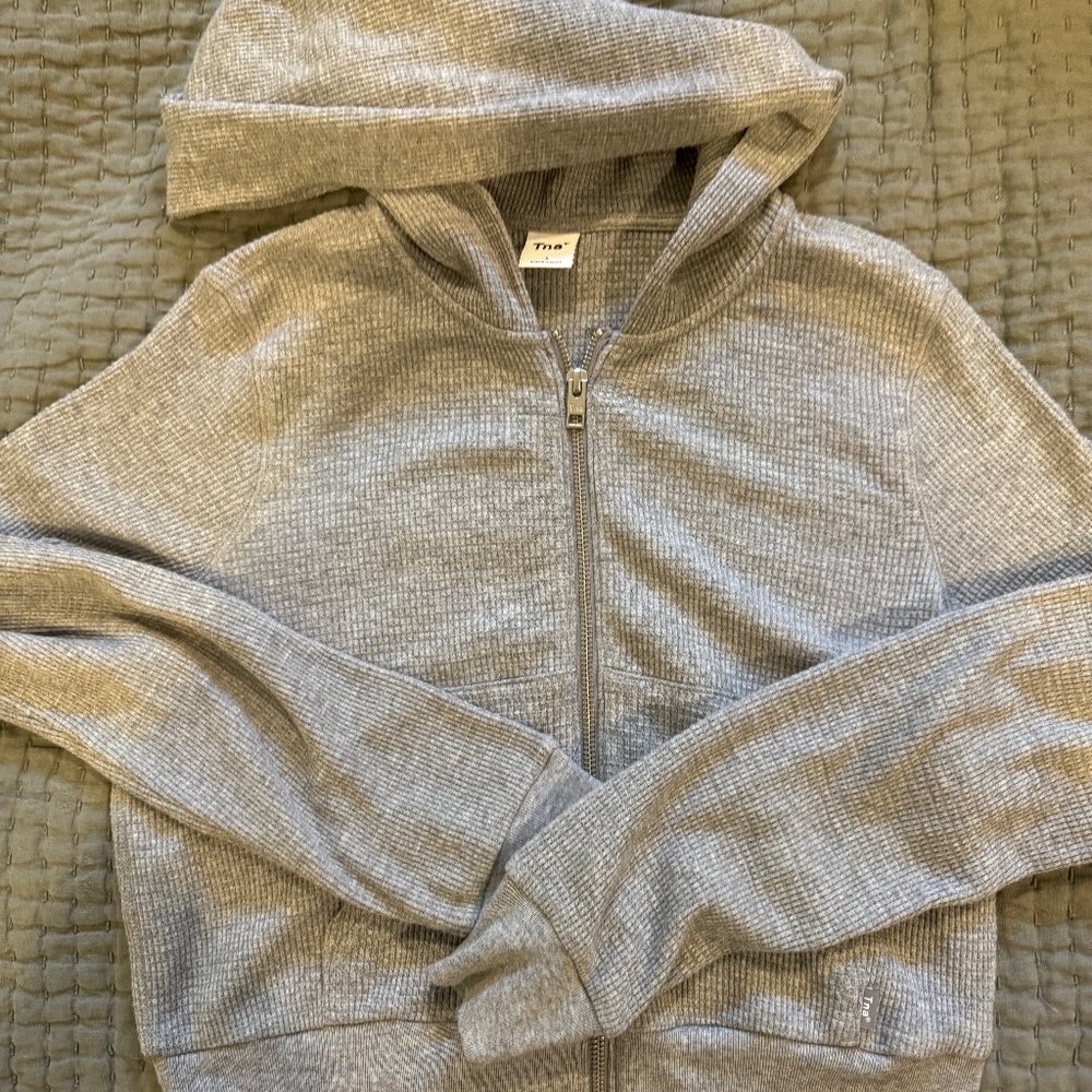 Aritzia TNA Waffle zip Hoodie